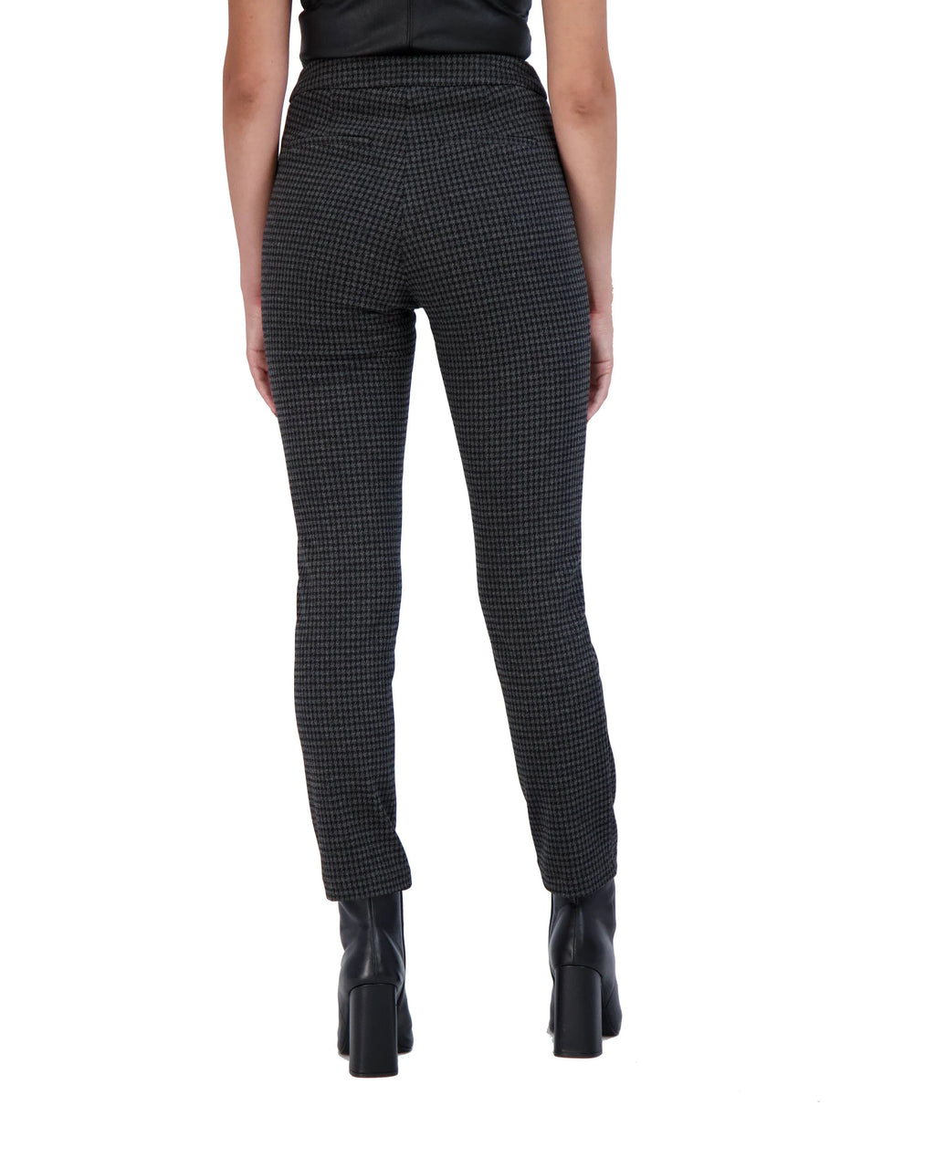 Plaid Knit Trouser