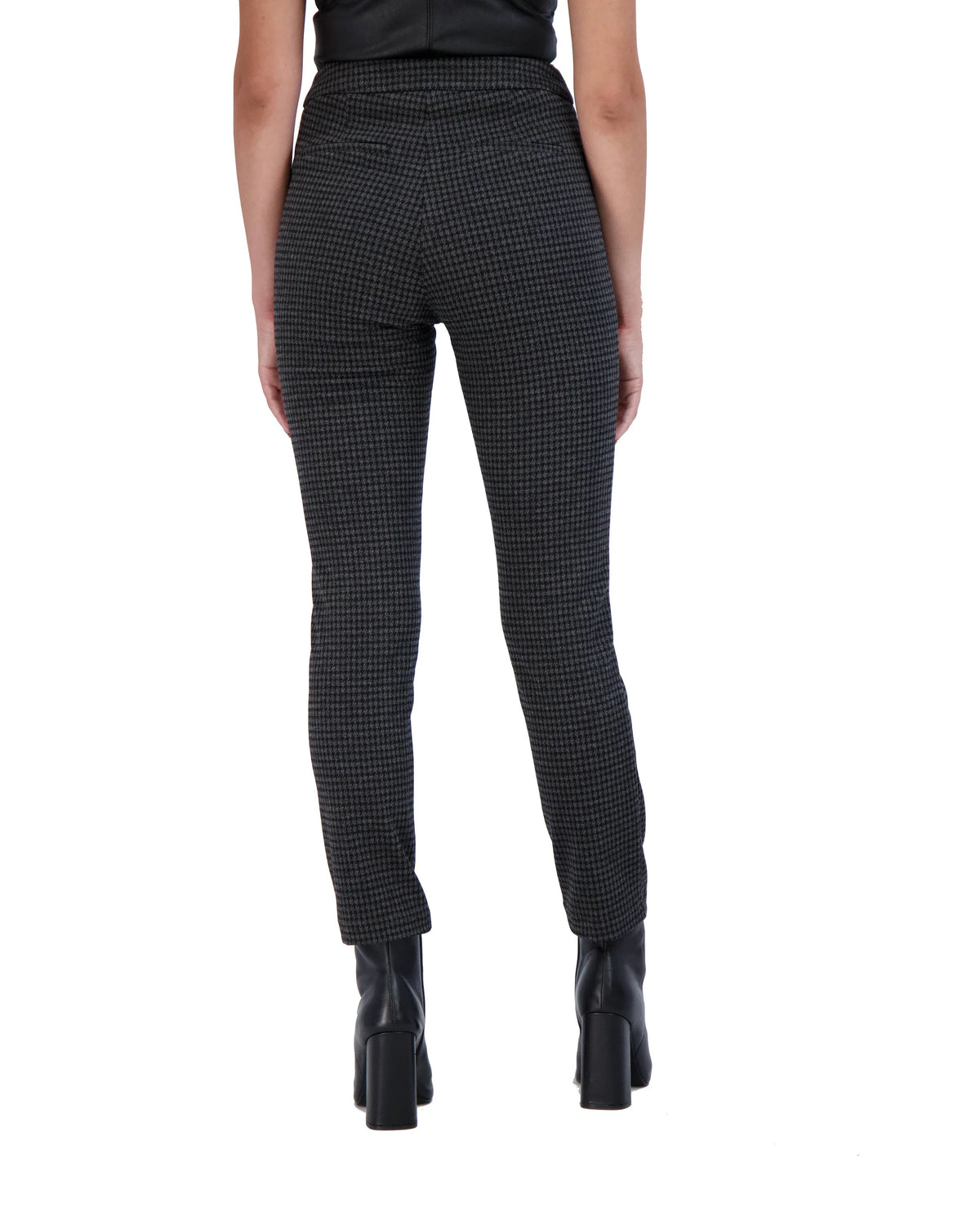 Plaid Knit Trouser
