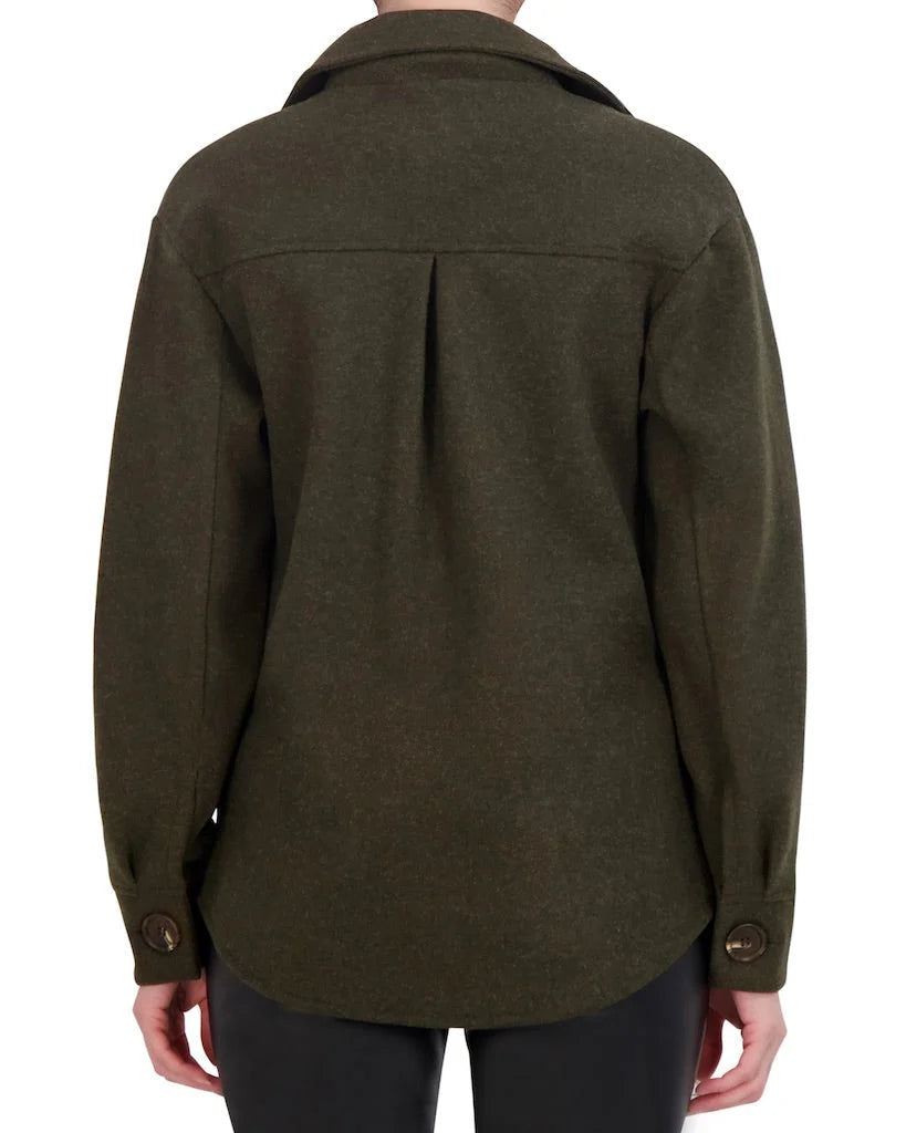 Unlined Vegan Cashmere Shacket