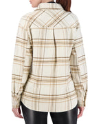 Unlined Vegan Cashmere Plaid Shacket