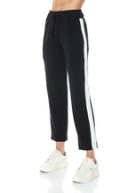 Modal Scuba Knit Jogger w Contrast Stripe