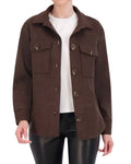 Unlined Vegan Cashmere Shacket