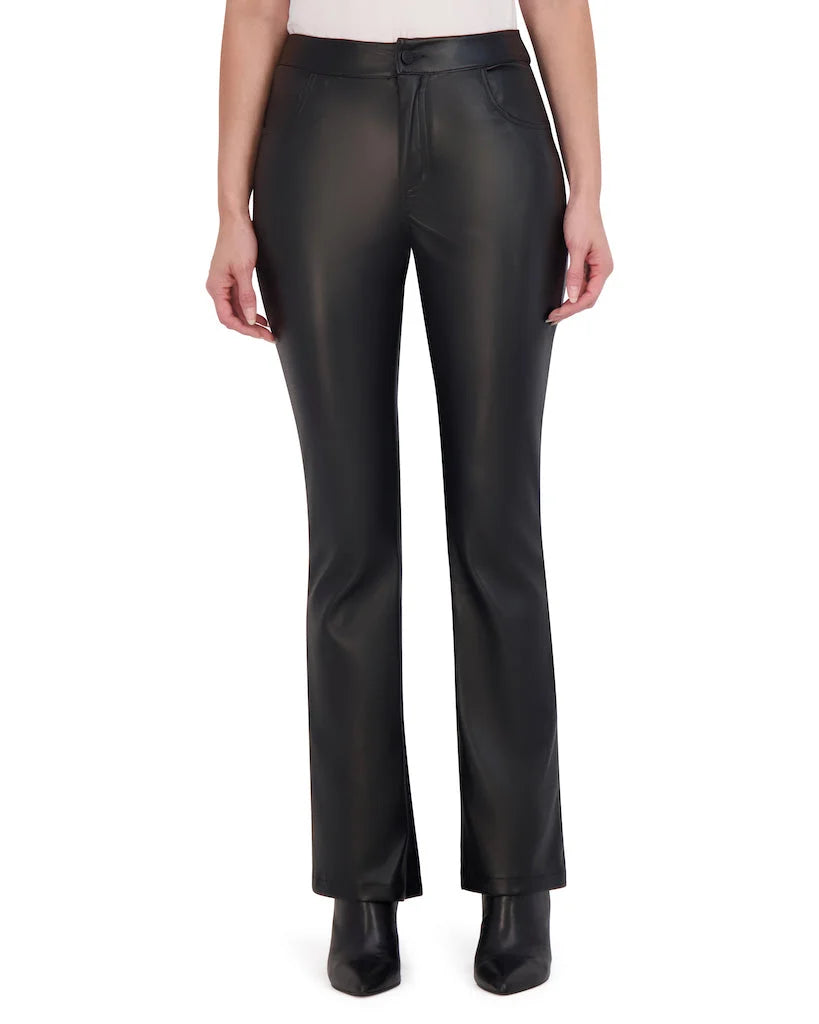 Butter Vegan Leather Mini Boot Cut Pant