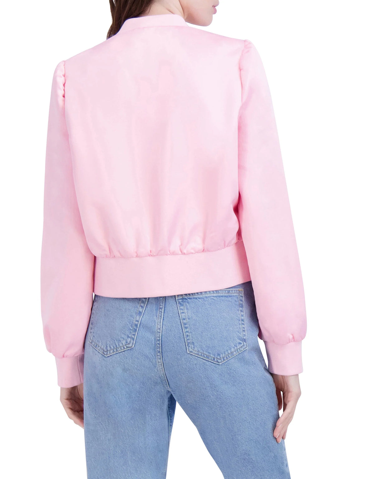 Satin Bomber Jacket