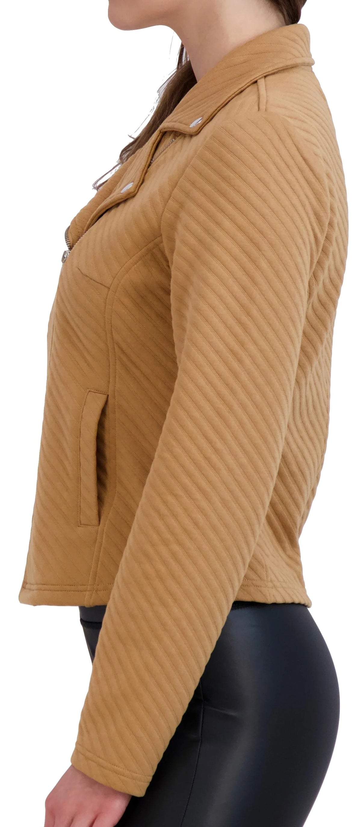 Ottoman Knit Asym Moto