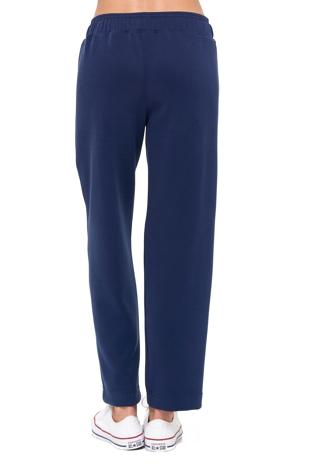 Modal Scuba Knit Jogger w Contrast Stripe