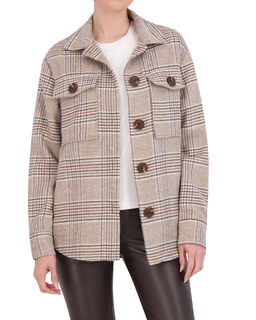 Unlined Vegan Cashmere Shacket