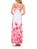 Printed Strapless Dress