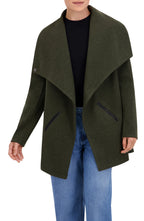 Vegan Cashmere Drape Jacket