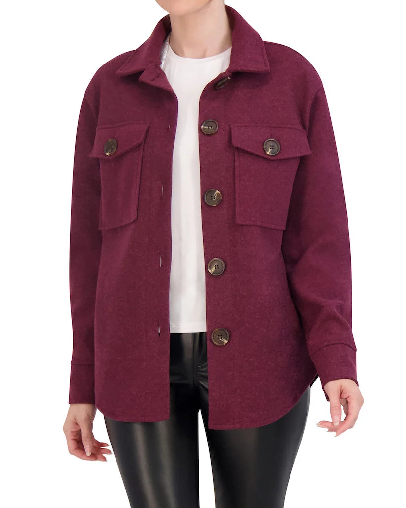 Unlined Vegan Cashmere Shacket