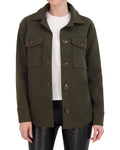 Unlined Vegan Cashmere Shacket