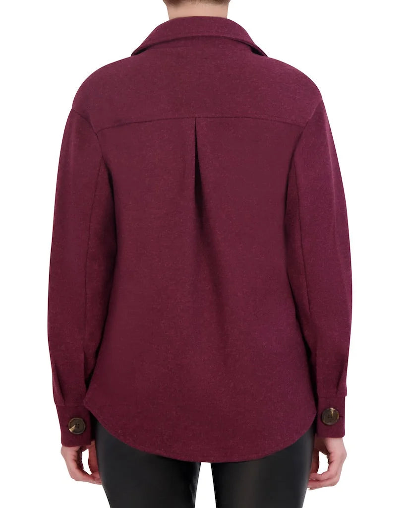 Unlined Vegan Cashmere Shacket