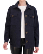 Unlined Vegan Cashmere Shacket