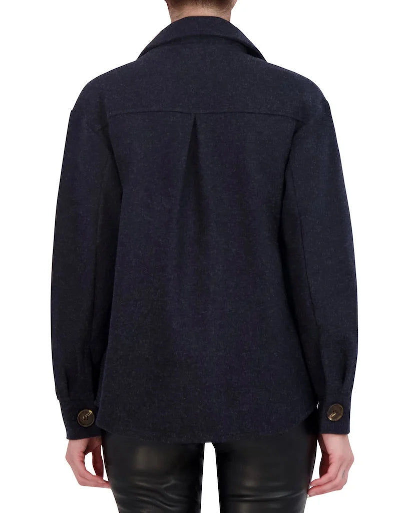 Unlined Vegan Cashmere Shacket