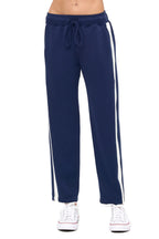 Modal Scuba Knit Jogger w Contrast Stripe