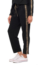 Modal Scuba Knit Jogger w Contrast Stripe