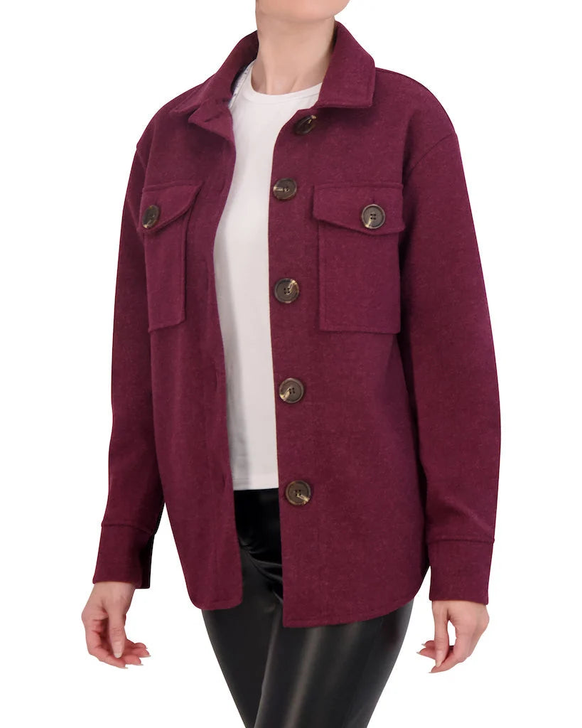 Unlined Vegan Cashmere Shacket