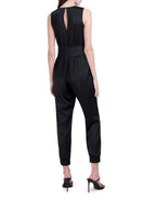 Sleeveless Satin Jumpsuit