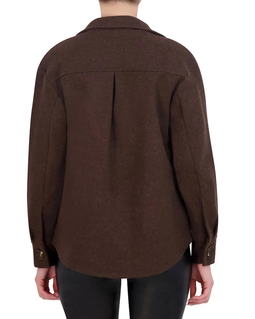 Unlined Vegan Cashmere Shacket