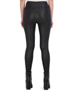 High Waisted Vegan Leather Legging