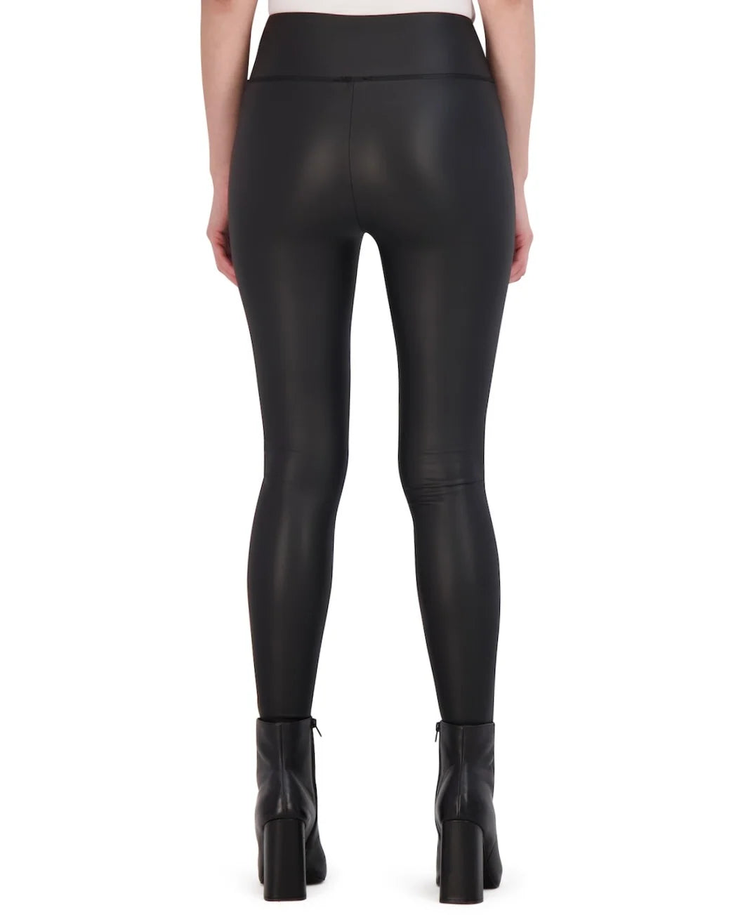 High Waisted Vegan Leather Legging